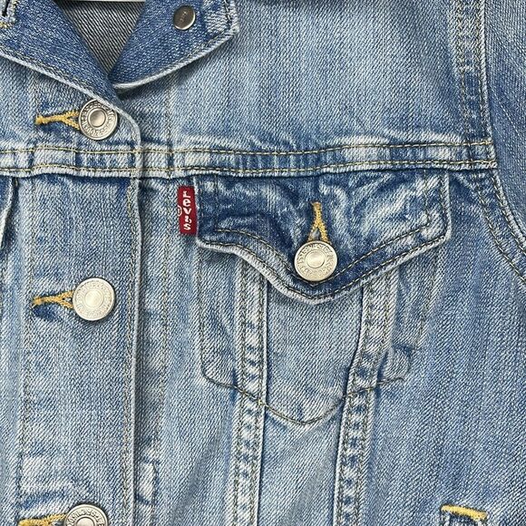 LEVI STRATUS DENIM JEAN WOMEN JACKET FTL-04-273 - Picture 3 of 4